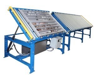 Conveyor Roller Rack Inclined - 1500mm-Hydraulic Lift