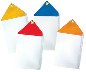 Portrait Clear Vinyl Permit Holder-Fits an A3