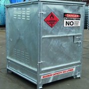 4 Drum MaxBund-Metal Dangerous Goods Store - Assembled