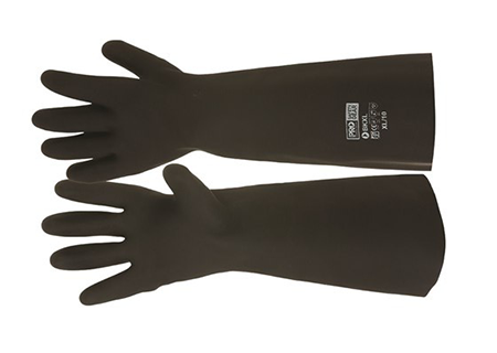 Gloves Cheml-Resist Black Knight Latex 45cm