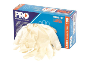 Gloves Latex Powder-Free White