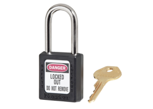 Zenex 410 Thermoplastic Safety Padlock - Keyed Different