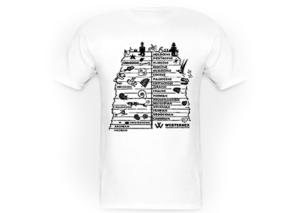 White T-Shirt - Fossil