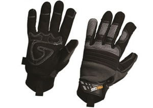 Gloves Pro-Fit Grip Synth Leather- Grey