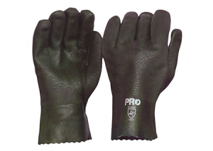 Gloves PVC Double DIP Green 27cm