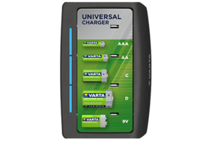 Battery Charger (Suitable For 9V, AA, AAA, C, D)