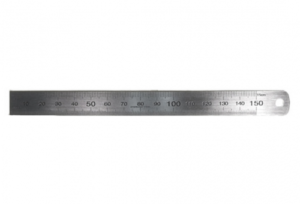 Ruler Stainless Steel Metric