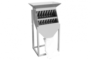 Sample Splitter Stainless Steel 3 Tier Plain