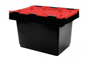 Crate Security with Red Lid