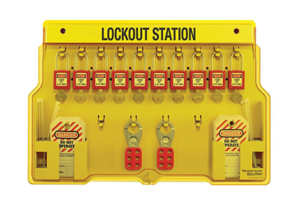 10-Lock Padlock Station