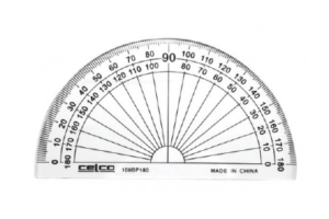 Clear Protractor 180°