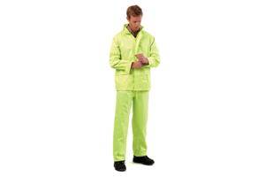 Hi-Vis Yellow Rain Suit