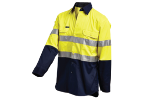 Yellow/Navy Hi-Vis Lightweight Taped Shirt