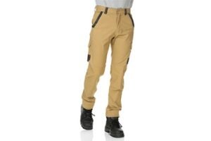 Cargo Canvas Stretch Work Pants Khaki
