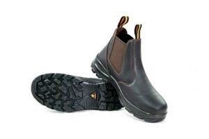 Ridge Elastic Sided Slip On Boot Chestnut