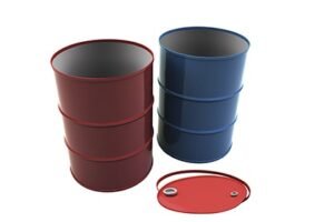 205L Drum Steel Open Top with Lid Band Bolt & Nut