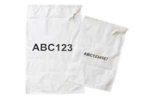 Calico Bag Factory Print Numbering