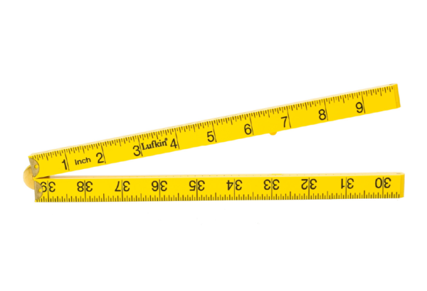 Rule 4-Fold Yellow Square 1m
