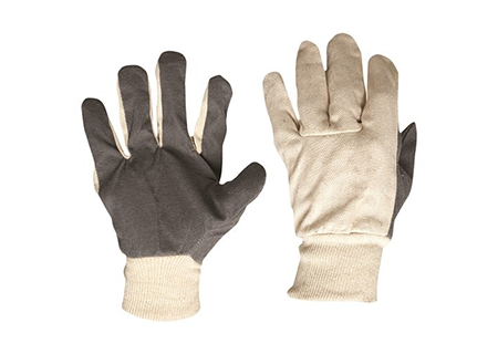 Gloves Cotton Drill With Vinyl Palm