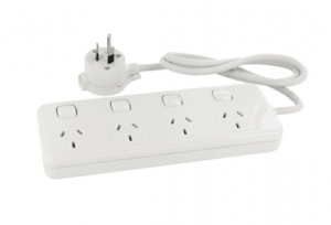 Power Board 4 Outlets On/Off Switch