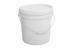 Bucket Pail Plastic White