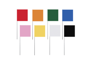 PVC Pin Flags