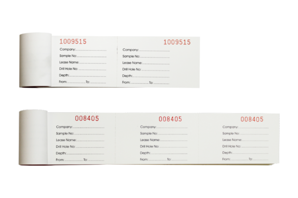 Sample Ticket Books