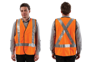 Safety Vest Orange Day & Night