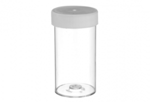 Vial Specimen with Cap Unlabelled Polystyrene