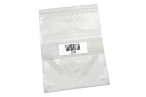 Zip Seal Bags Barcode Numbering Stickers